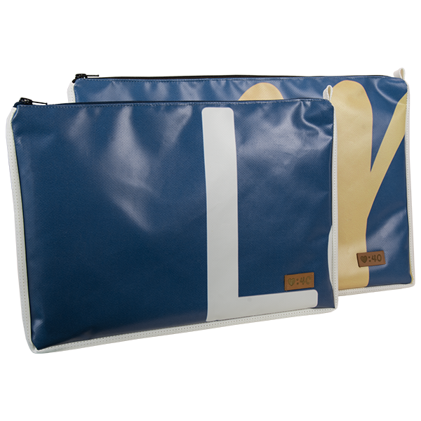 15-Zoll Upcycling Laptoptasche